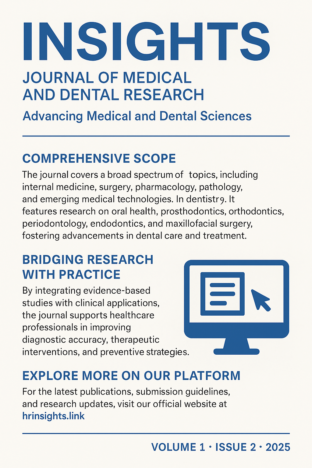 					View Vol. 1 No. 2 (2025): IJMDR V1-i2
				